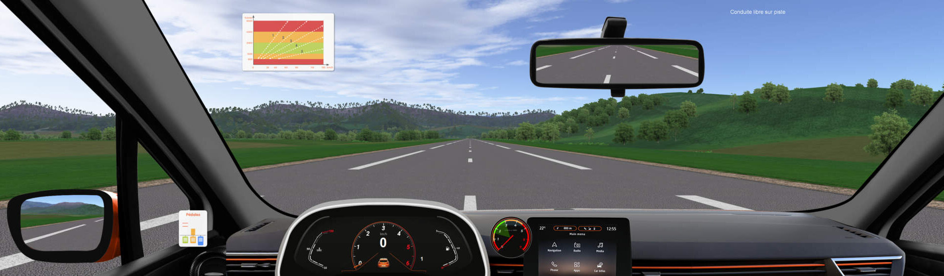 formation apprentissage de la conduite sur simulateur de conduite