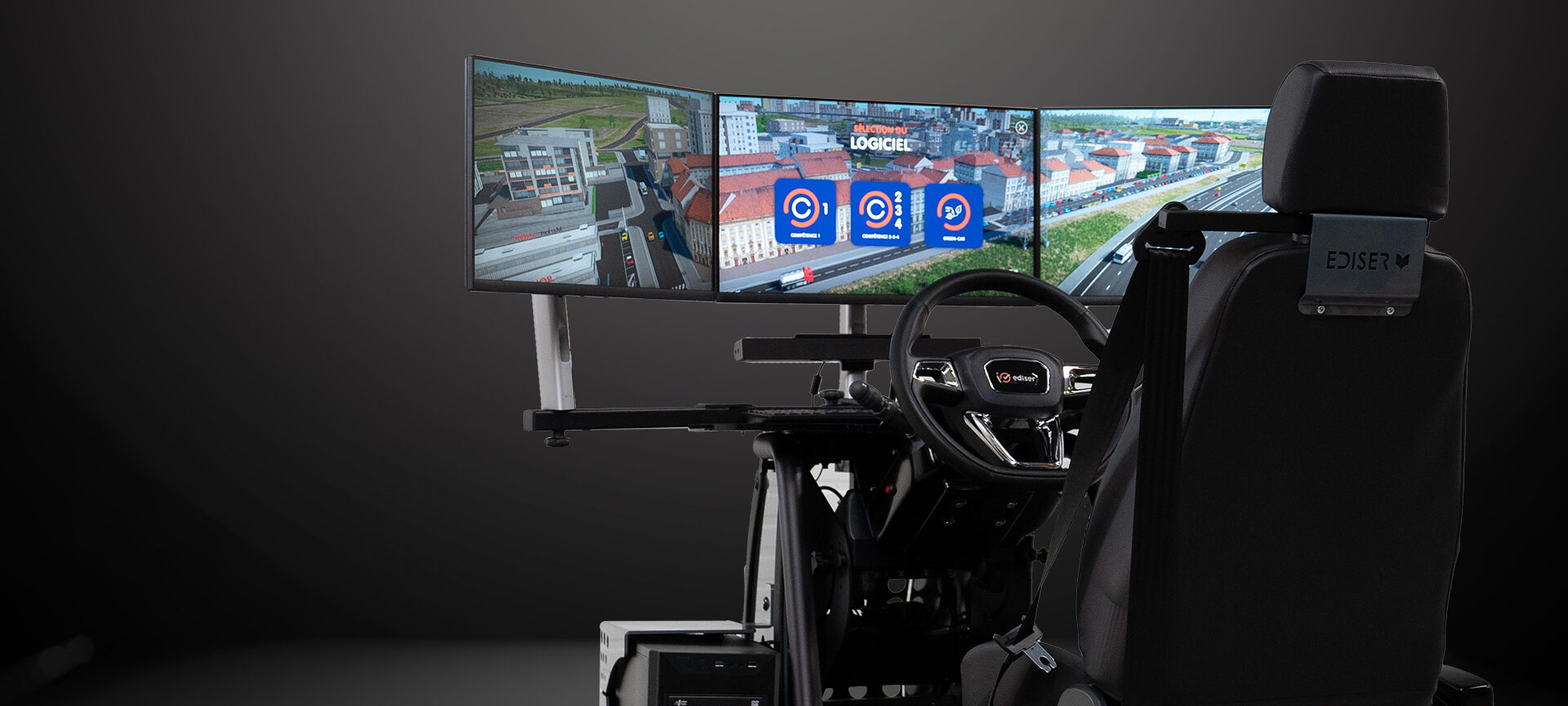 Simulateur de conduite gamme Nomad