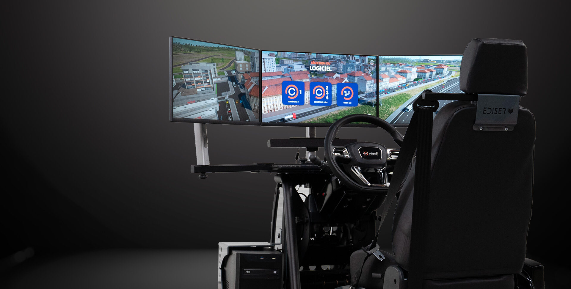 Simulateur de conduite gamme Nomad