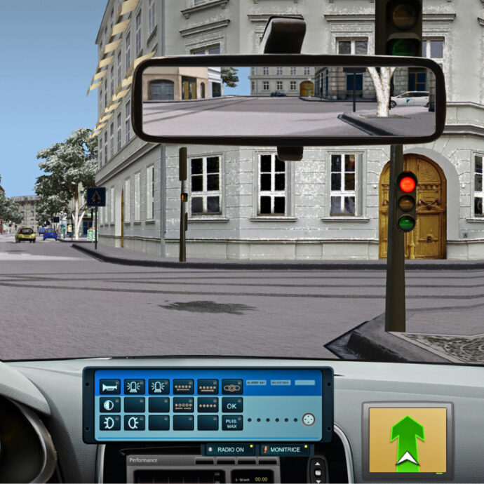 environnement visuel simulateur de conduite gamme supra