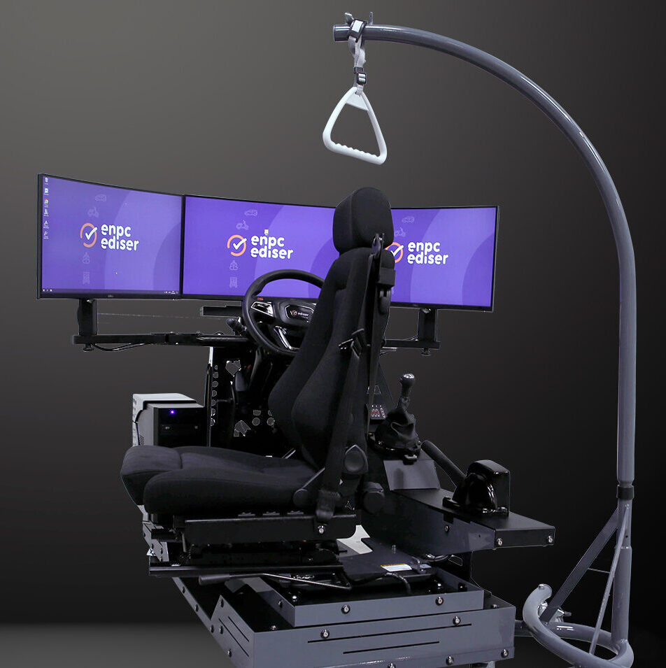 simulateur de conduite véhicule léger équipé PMR