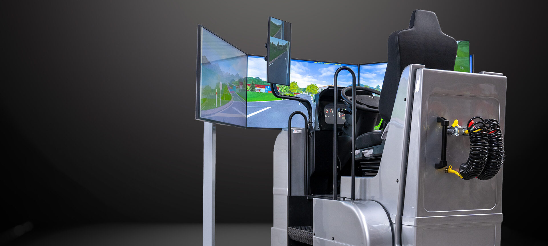 simulateur de conduite véhicule poids lourds, camion