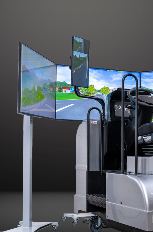 simulateur de conduite véhicule poids lourds, camion